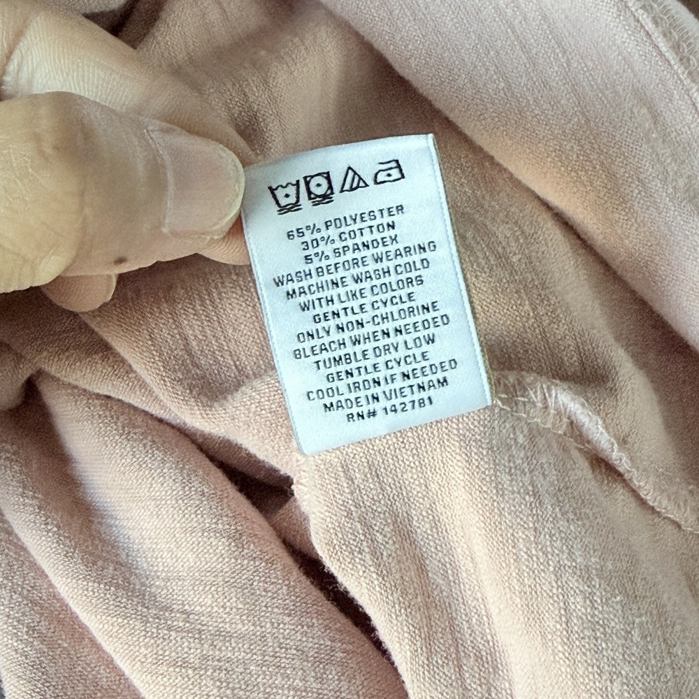 Aimé Leon Dore Light Pink Long Sleeve Logo Tee Shirt‎ Size S Made in Vietnam - Picture 9 of 11